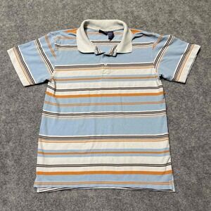 Bugle Boy Vintage Polo Shirt Mens‎ Medium Striped